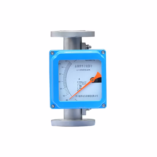 Liquid Digital Metal Tube Rotameter with LCD Display Used in Chemical Industry