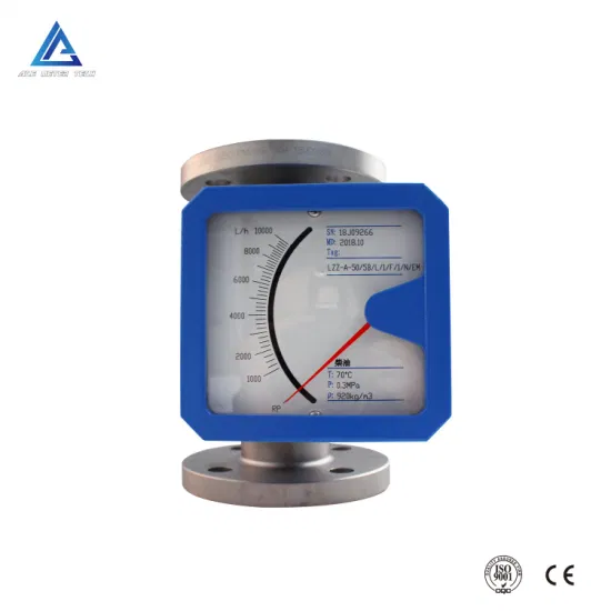 Medidor de flujo de área Variable de buena calidad, medidor de flujo de flotador de tubo metálico, rotámetro para oxígeno