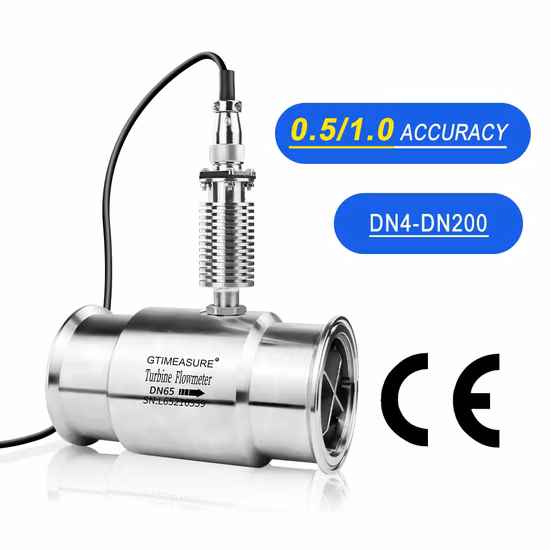 Medidor de flujo de agua líquida Medidor de flujo de agua de turbina de 1 pulgada Medidor de flujo Medidor de flujo
